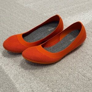 Allbirds women‘s tree breezer orange flats